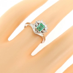 Nhẫn Emerald PT900 0.36CT - Hàng hiệu Authentic 853825