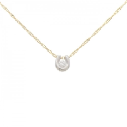 PT/18KTYG Dây chuyền kim cương 0.07CT - Hàng hiệu Chính hãng