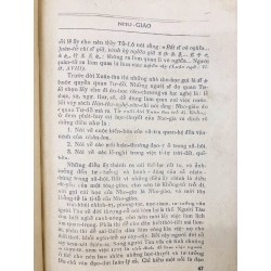 Nho Giáo - Trần Trọng Kim ( bản in lần ba trọn bộ 1 cuốn bản đóng bìa cứng còn bìa gốc  )