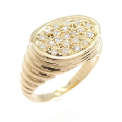 Nhẫn kim cương K18YG 0.25CT - Hàng hiệu Authentic