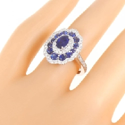 Nhẫn Sapphire K18WG 1.254CT - Hàng hiệu Chính hãng 851276