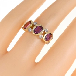 Nhẫn Garnet 750YG 670695