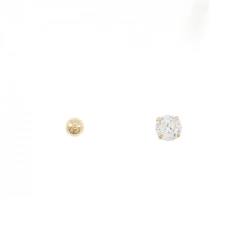 K18YG Bông tai Cubic - Hàng hiệu Chính hãng