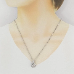 K18WG/750WG Dây chuyền kim cương 1.00CT - Hàng hiệu Authentic 861576