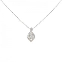 K18WG Dây chuyền kim cương 0.10CT - Hàng hiệu Chính hãng