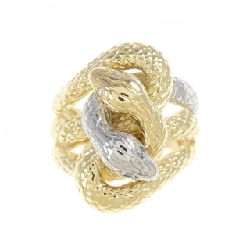 Nhẫn kim cương K18YG/PT900 0.03CT 668161