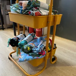 Kệ treo có hộc kèm bánh xe 664062