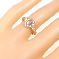 Nhẫn Ribbon Blue Topaz 750YG/PT900 - Hàng hiệu Authentic 850763