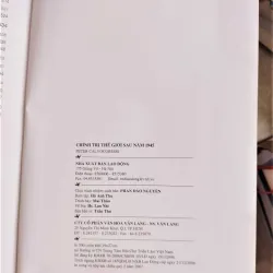 Sách: Chính trị thế giới sau năm 1945 - TG: Peter Calvocoressi 720966