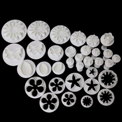 Bộ 33 dụng cụ tạo hình Fondant, Cutter, Cookie hoa lá – Mã số 1031 336037