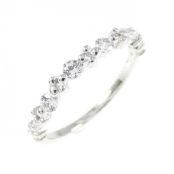 K10WG Nhẫn Cubic - Hàng hiệu Chính hãng