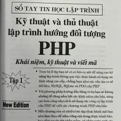KỸ THUẬT VÀ THỦ THUẬT LẬP TRÌNH HƯỚNG ĐỐI TƯỢNG PHP (Full bộ 2 tập) 928773