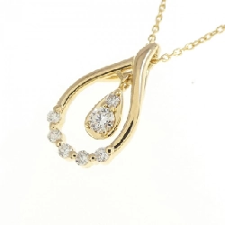 K18YG Dây chuyền kim cương - Hàng hiệu Authentic 863461