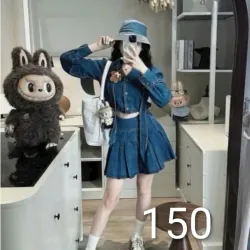 Set jeans xinh xắn size S M mặc Tết cực xinh còn nguyên tag 1023323