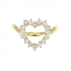 Nhẫn kim cương hình trái tim K18YG 0.25CT 669723