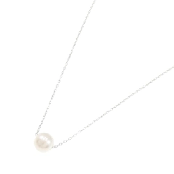 K18WG Dây chuyền ngọc trai Akoya 7.7mm - Hàng hiệu Chính hãng 856790