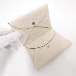 【Sản phẩm chưa sử dụng】Ví tiền Hermes Calvi Duo 083035CK 621086