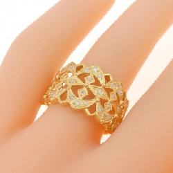 Nhẫn kim cương K18YG 0.36CT 670609