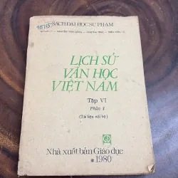 [Xem Kỹ Ảnh] - II Lịch Sử: Lịch Sử Văn Học Việt Nam - 1980 1008482