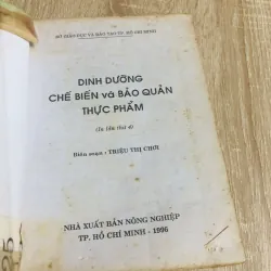 DINH DƯỠNG CHẾ BIẾN VÀ BẢO QUẢN THỰC PHẨM  931998