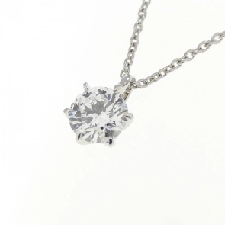 Dây chuyền kim cương Solitaire PT900/PT850 0.382CT D SI1 3EXT - Hàng hiệu Chính hãng 871893