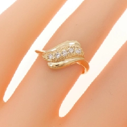 Nhẫn kim cương K18YG 671841