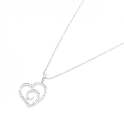 Dây chuyền kim cương hình trái tim 750WG - Hàng hiệu Chính hãng 858382