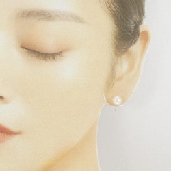 K14WG Bông tai ngọc trai Akoya 7.5mm - Hàng hiệu Chính hãng 878327