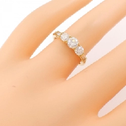 Nhẫn kim cương K18YG 1.08CT 671865