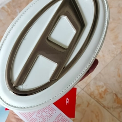 Túi chữ D Denim cho nữ - Thiết kế độc đáo, chất liệu cao cấp - Bag, Len, Đeo Vai, Da  476291