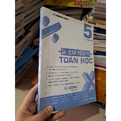 [Phiên Chợ Sách Cũ] Em Yêu Toán Học Lớp 5 Song Ngữ Anh Việt (2017) R1208