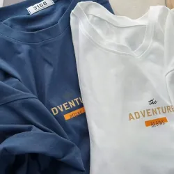 ÁO THUN PHÔNG NỮ UNESEX 3158 CHẤT LIỆU COTTON FORM RỘNG DẤU QUẦN 780957