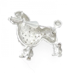 K18WG/K14WG Chó Sapphire Brooch 0.04CT - Hàng hiệu Chính hãng 871037