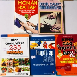 5 CUỐN VỀ BỆNH HUYẾT ÁP 