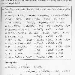 Câu hỏi giáo khoa Hóa đại cương và vô cơ xưa (Luyện thi tú tài và Đại học) 14628