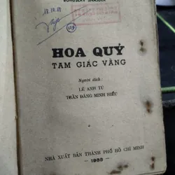 tiểu thuyết "Hoa Quỷ Tam Giác Vàng" của tác giả Bohuslav Snajder.  695788