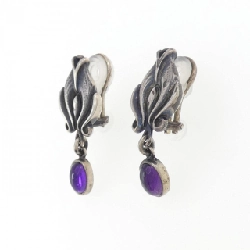 Bông tai amethyst George Jensen 665447