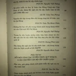 Giải pháp xây dựng đội ngũ cán bộ cấp chiến lược đủ phẩm chất, năng lực và uy tín 694441