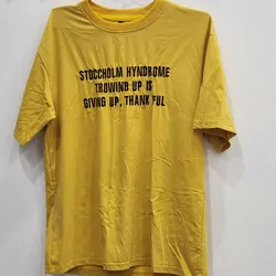 Áo thun cotton vàng 559803