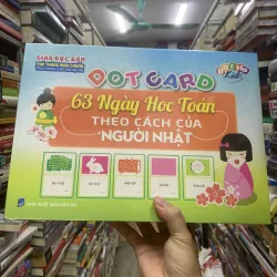 Dot card 63 ngày học toán theo cách của người nhật. Hộp nguyên seal