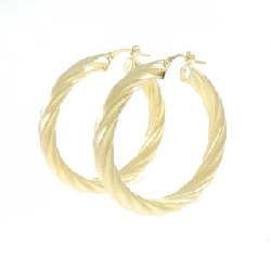 K18YG Khuyên tai - Hàng hiệu Chính hãng