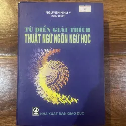 Từ điển GIẢI THÍCH THUẬT NGỮ NGÔN NGỮ HỌC (t4)