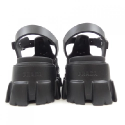 Giày sandal monolith logo tam giác PRADA 1X853M bằng cao su 658145