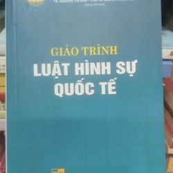 Giáo trình luật hình sự quốc tế