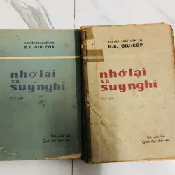Nhớ Lại Và Suy Nghĩ (Tập Hai & Tập Ba) - Nguyên Soái Liên Xô G. K. Giu-Cốp