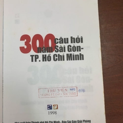 300 câu hỏi 300 năm Sài Gòn - Thành phố Hồ Chí Minh 297870