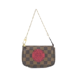 Túi đeo chéo mini Louis Vuitton Damier (T&B) Pochette Accessoires N58011 - Hàng hiệu Chính hãng