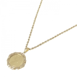 K18YG/750YG(枠) Dây chuyền đồng xu - Hàng hiệu Authentic 859241