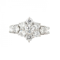 Nhẫn kim cương hoa PT900 1.03CT 669070