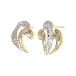 K18YG/K18WG/18K Bông tai kim cương - Hàng hiệu Authentic 872843